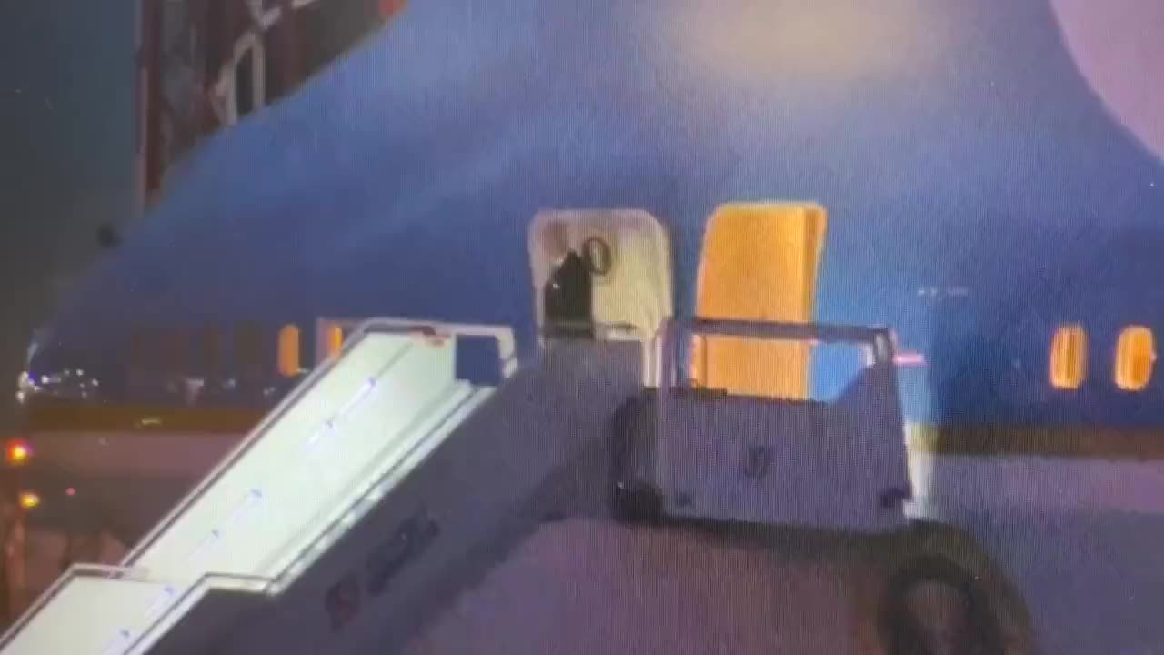 WATCH: Biden Trips Trying to Climb Air Force One Steps AGAIN