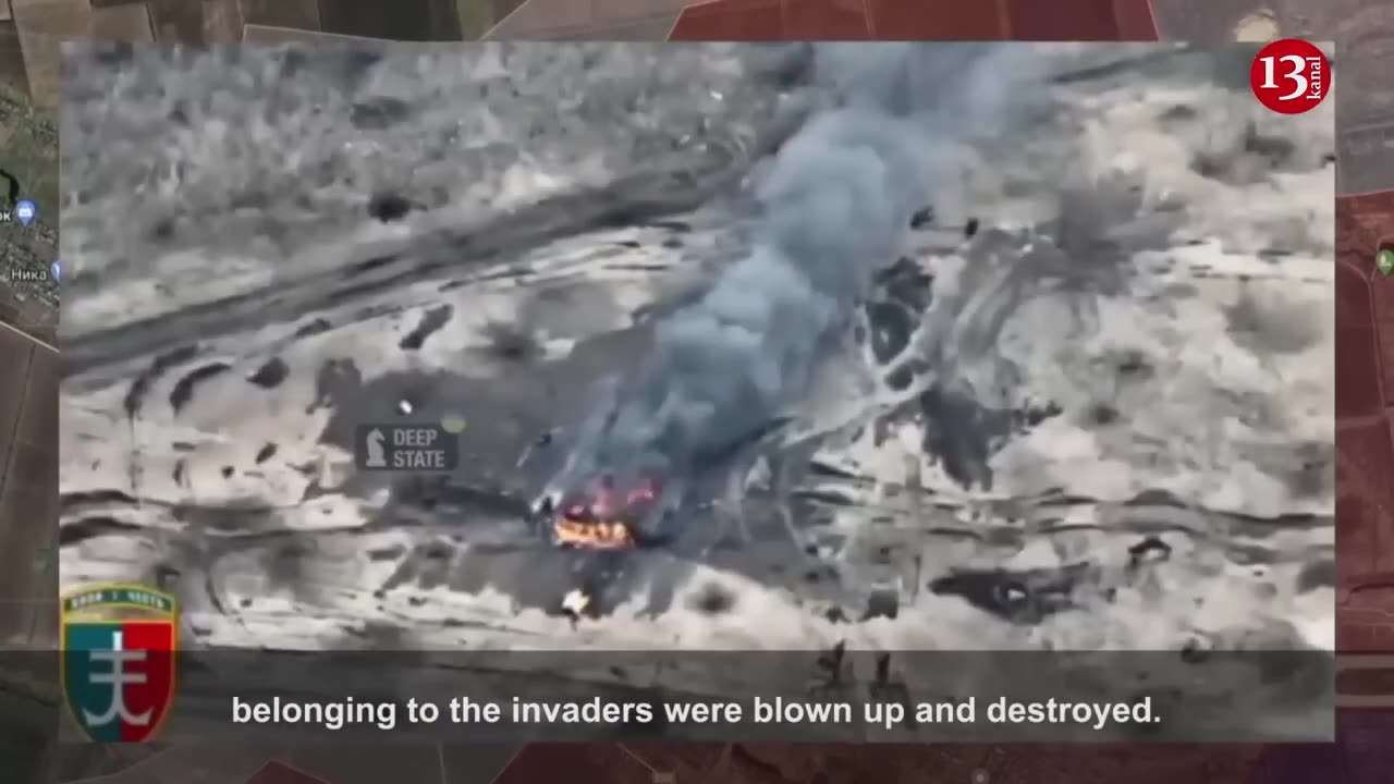 Coming under heavy fire, Russian tanks tried to retreat - Artillery stopped them