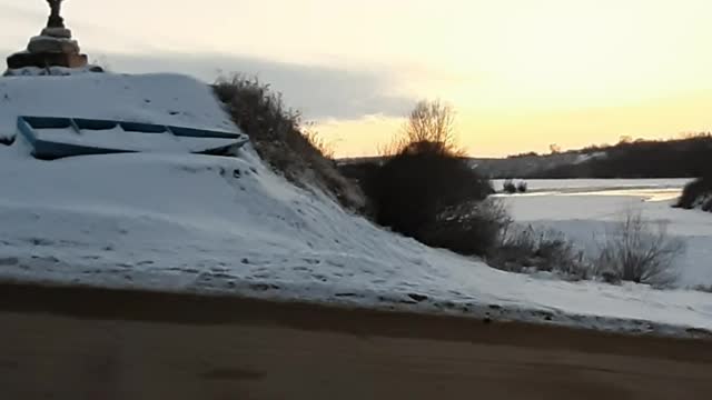 Evening over the river