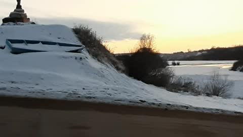 Evening over the river