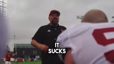 Nebraska Head Football Coach, Matt Rhule, Gives Some Great Advice To His Players About LIFE