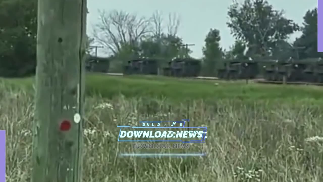 Canadian Military Transporting Hundreds Of Armored Fighting Vehicles