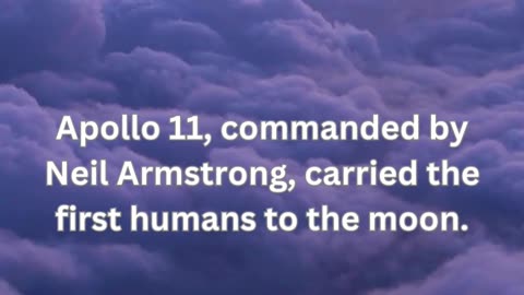 Which spaceship carried the first humans to the moon?