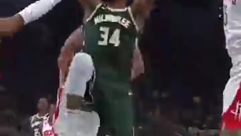 Giannis Goes Through 3 Defenders