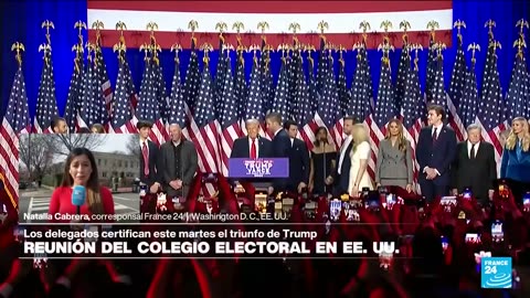 Informe desde Washington: integrantes del Colegio Electoral se reúnen para emitir su voto formal