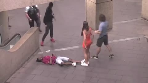 Indian Dude Gets Knocked Out!