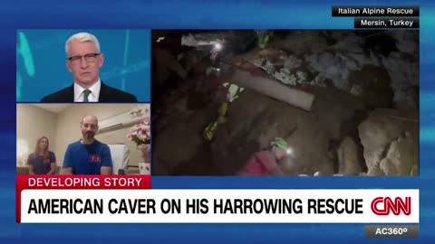 Did you think you might die?': Cooper interviews rescued American caver