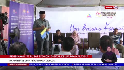 7 NOVEMBER 2022–BERITA PERDANA-PEMBINAAN 177 PUSAT EKONOMI DIGITAL KELUARGA MALAYSIA