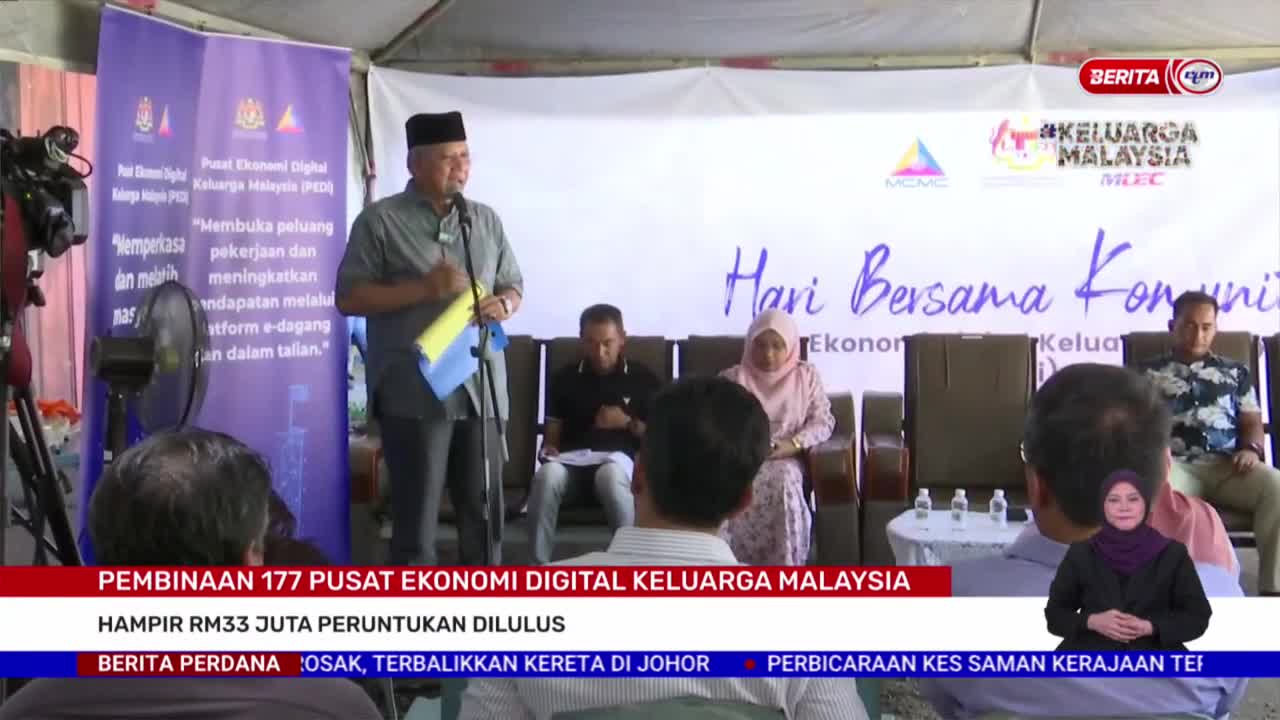 7 NOVEMBER 2022–BERITA PERDANA-PEMBINAAN 177 PUSAT EKONOMI DIGITAL KELUARGA MALAYSIA