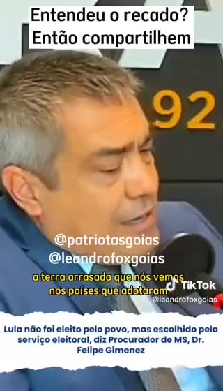 Lula não foi eleito