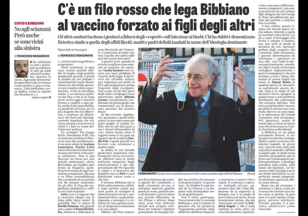 Bellissimo articolo di Francesco Borgonovo su "La Verità" di oggi!! 🥁🎯