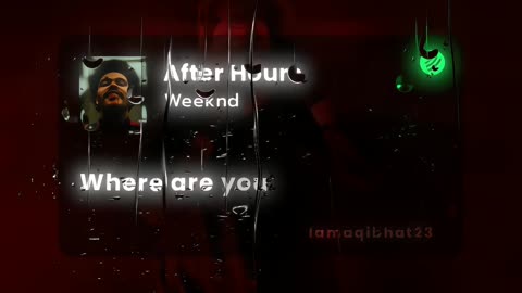 After Hours - Weeknd - Spotify Edit