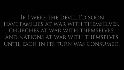 Paul Harvey: If I were the Devil....1965