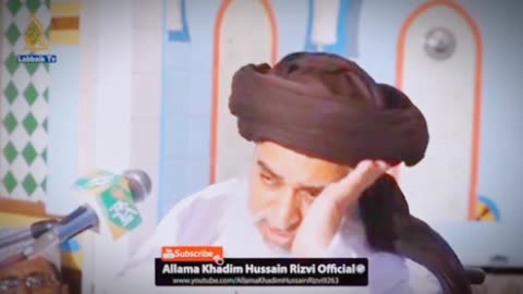 Allama Khadam hussan rizvi ❤️