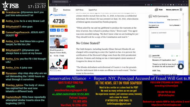 2022-04-16 17:00 EDT - Future Proves Past: with Eighties Erin