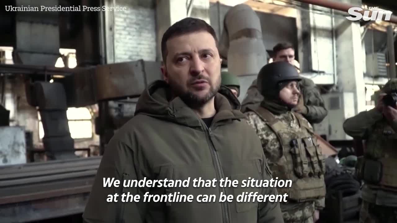 Zelenskyy hails 'strength and motivation' of troops during frontline Bakhmut visit