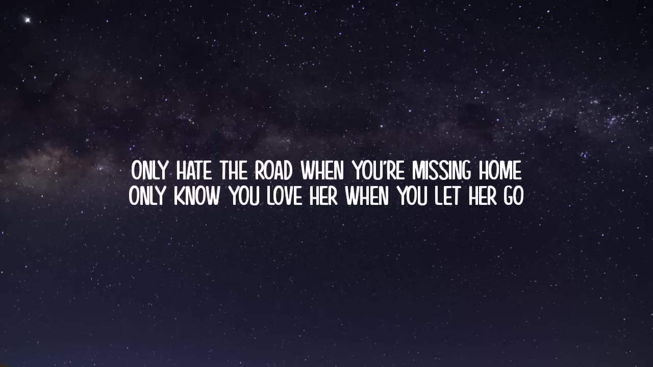 Passenger - Let Her Go (Lyrics Video)