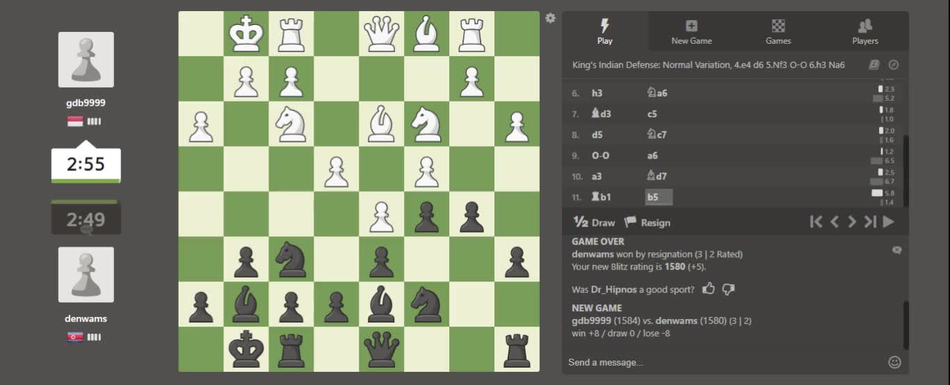 Novice Chess - Practice Game 6