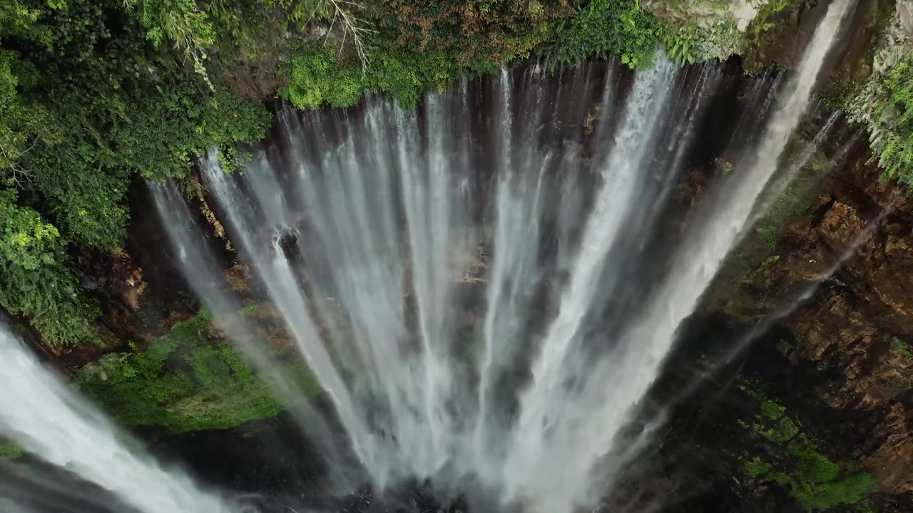 Waterfall, Water, River.