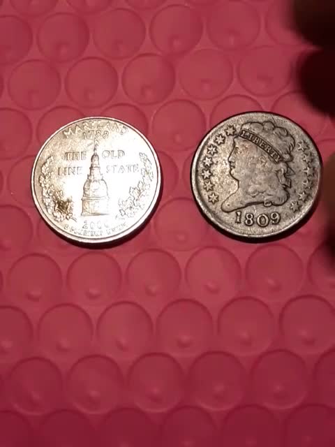 1809 Half-Cent with rotated reverse 200 degrees