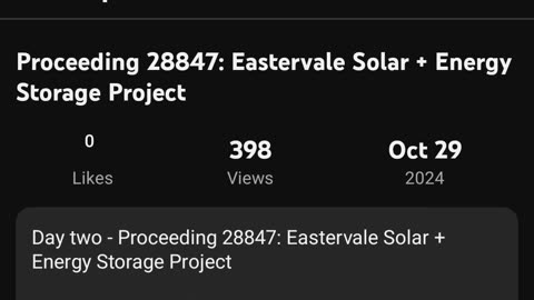 AUC Proceeding #28847 Eastervale Solar + Battery project Day 2