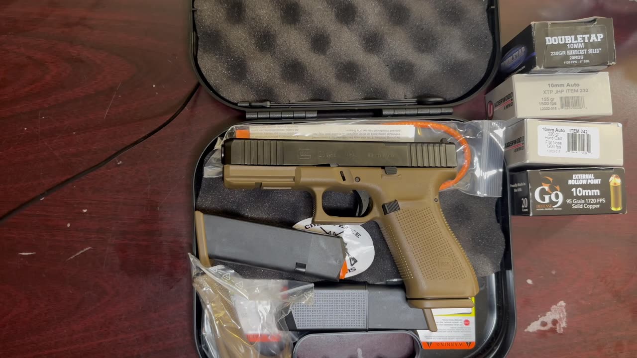 GLOCK 20 GEN 5 MOS FDE LIPSEYS EXCLUSIVE