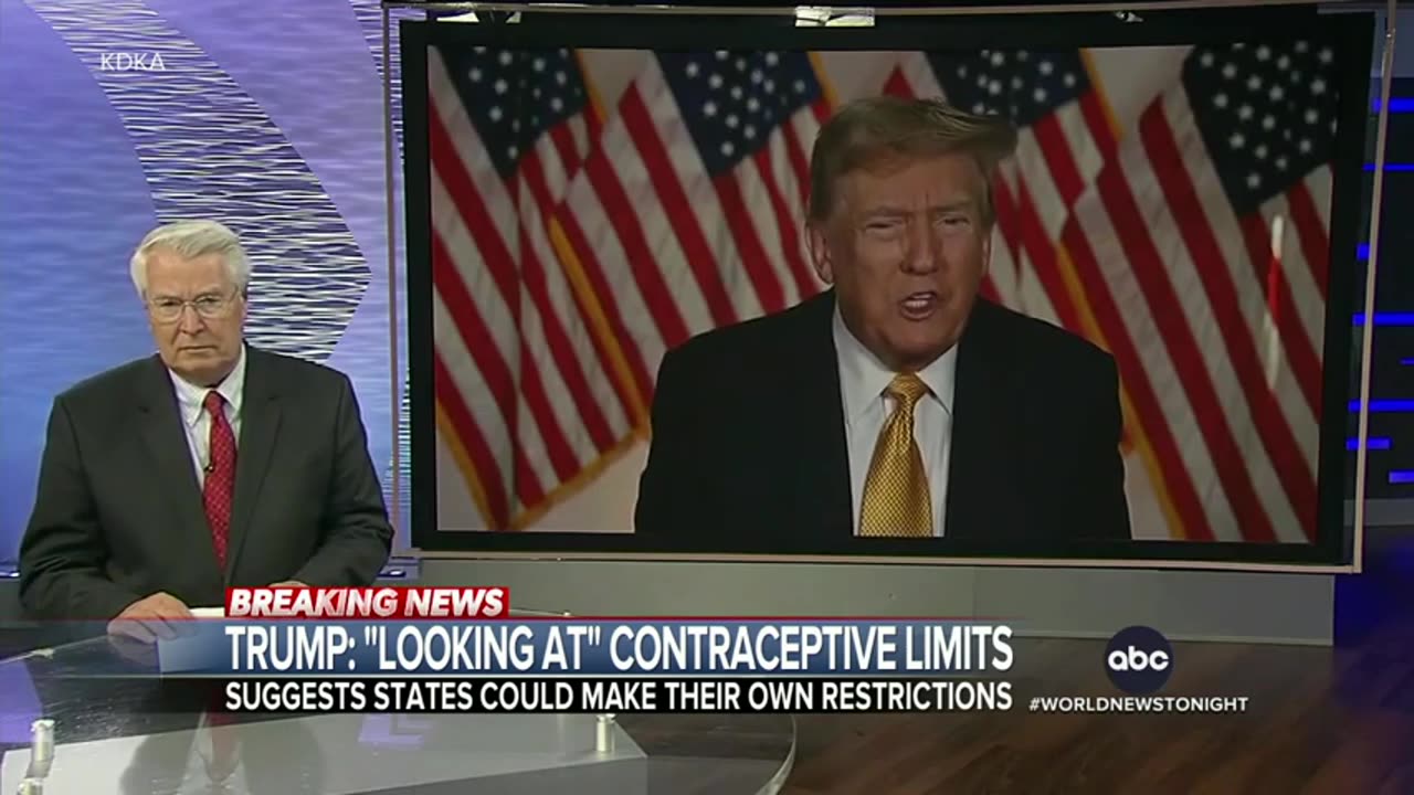 Trump appeared open to restrictions on contraception, then denied it ABC News