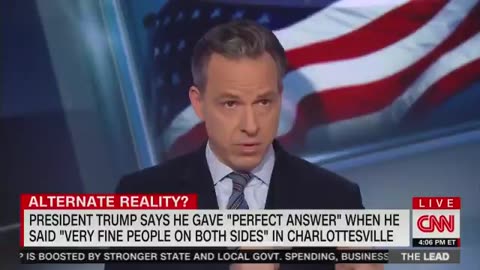 Even Fake Tapper Has Debunked the "Very Fine People" Hoax 🚫🙅‍♂️