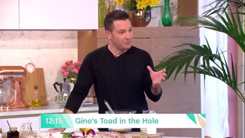 Holly Loses It at Gino's Sausage in the Hole _ This Morning