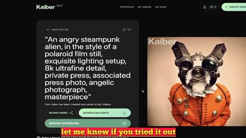 Create stunning text to video Ai animations