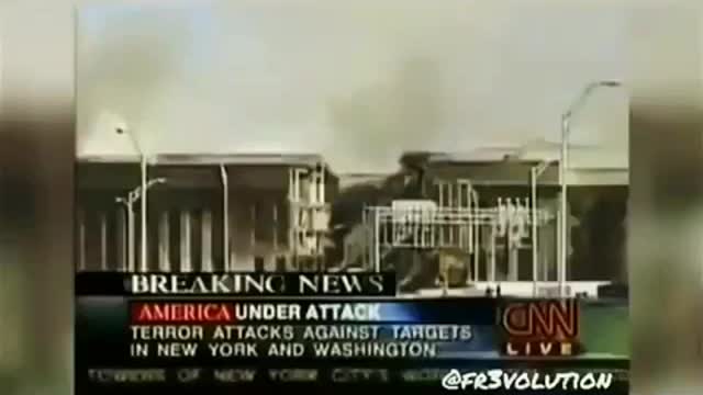 News Footage on 9/11/2001 at Pentagon | Aired One Time and Never Again on TV Afterward