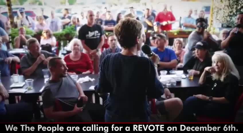 We the people call for a valid revote.