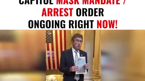 Active GOP Revolt Against Pelosi: Mass Protest of Capitol Mandate/Arrest Order Ongoing Right Now!