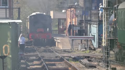 Our Train Meets Wealden Pullman At Rolvenden, Kent UK 2022