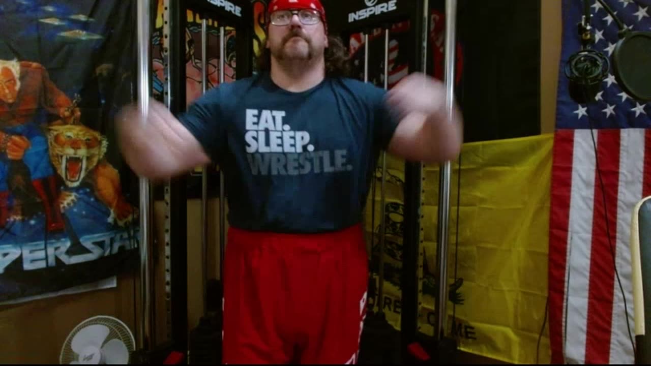 Custom WWF Honky Tonk Man Gym Pants Timelapse