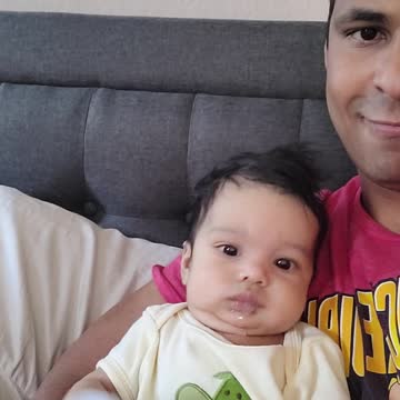 My Son and I watching our favorite show.