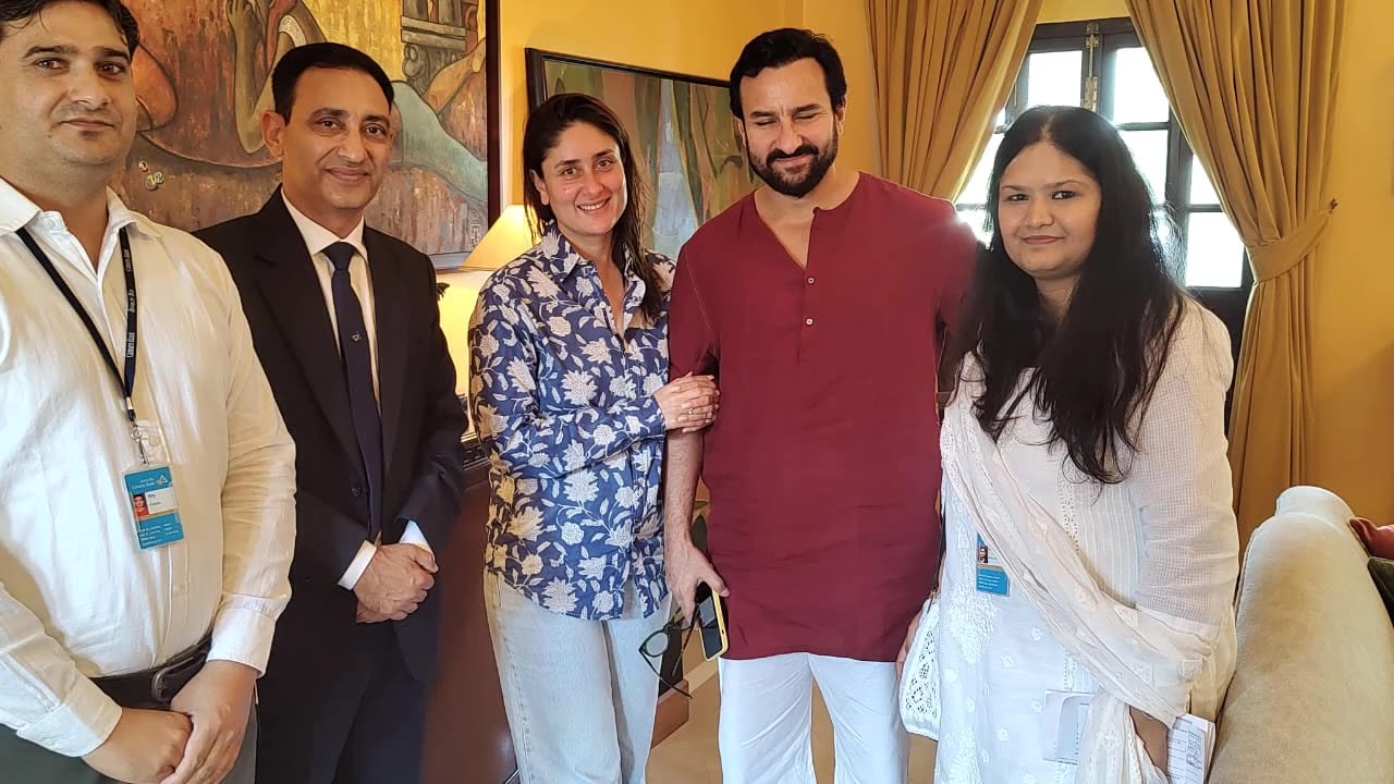 With Saif Ali Khan Ji