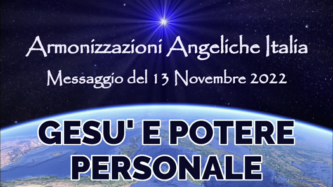 Gesù e potere personale • Armonizzazioni Angeliche Italia | Simone Venditti