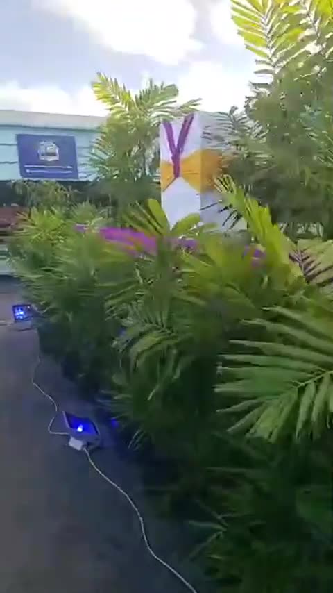 Setting up for the ROADSIDE PARLIMENT