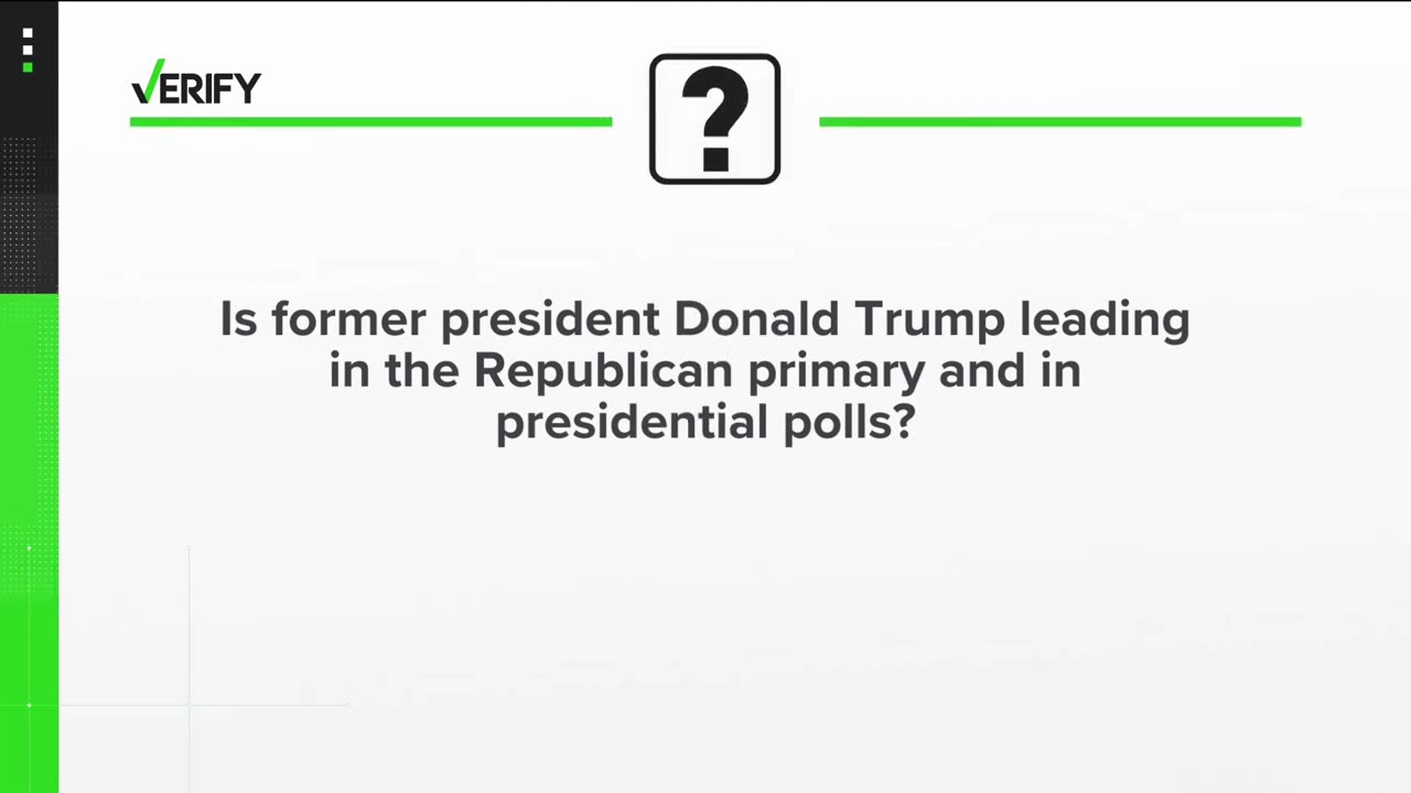 Donald trump stands in republican presidential primary