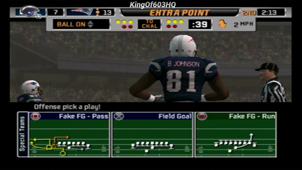 Madden NFL 06 Franchise Year 1 Week 4 Chargers At Patriots