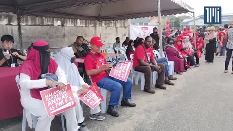 Penamaan calon Tambun, penyokong Anwar meriah, BN dan PN sunyi