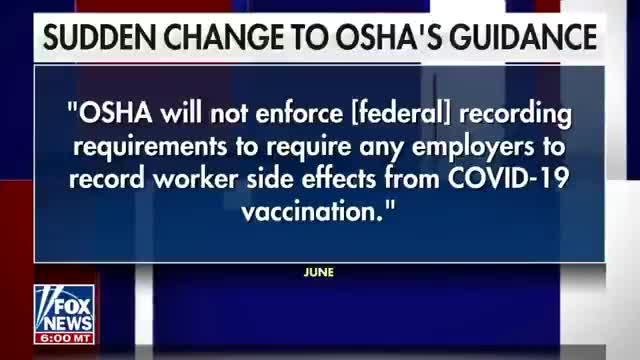 OSHA being used as a weapon to manipulate numbers for vaccine