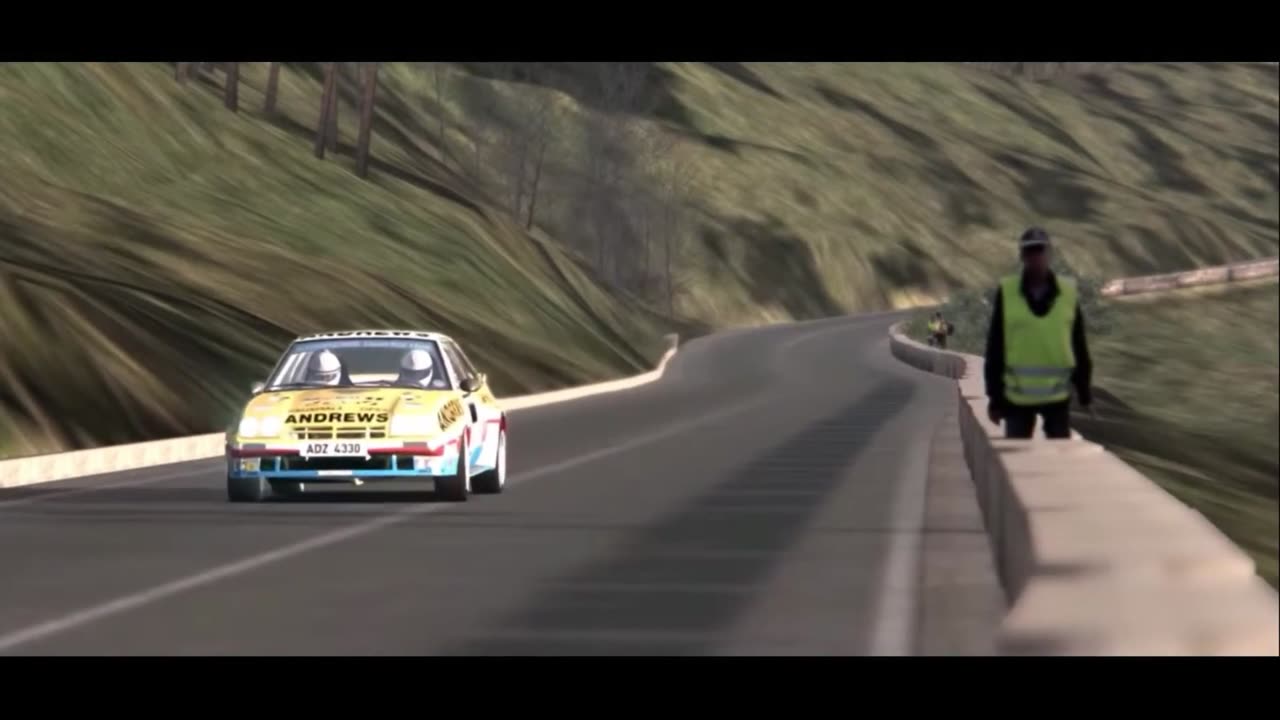 Downhill Monte Erice (Sicily) Opel Manta GrB