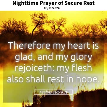 Nighttime Prayer of Secure Rest #youtubeshorts #grace #jesus #mercy #faith #fyp #bless #trust #love
