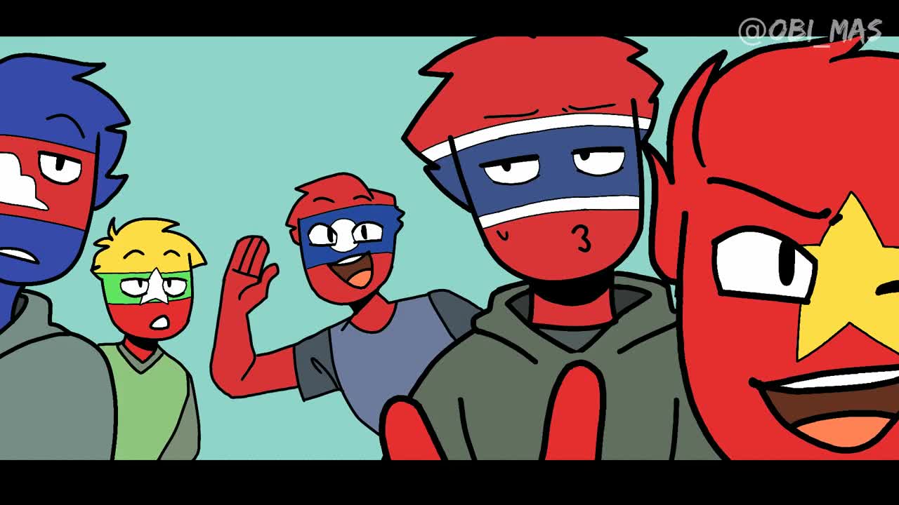 Countryhumans ASEAN | Close Up meme