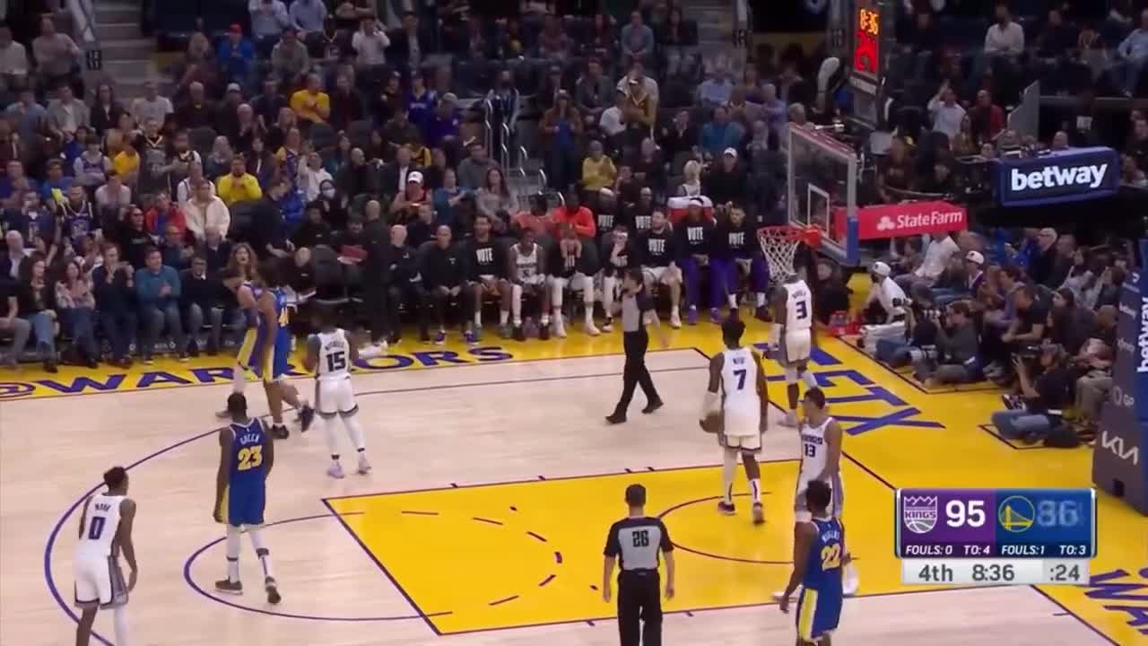 Stephen Curry limps back after scary ankle injury then still managed to get the and-one somehow