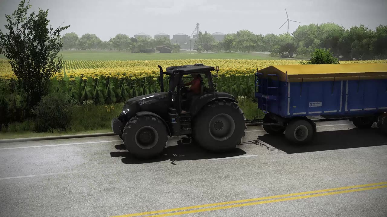 Farming Simulator Case IH Puma 175 CVX 2020 & Kröger Agroliner HKD 402 | Elmcreek | Engine Sound