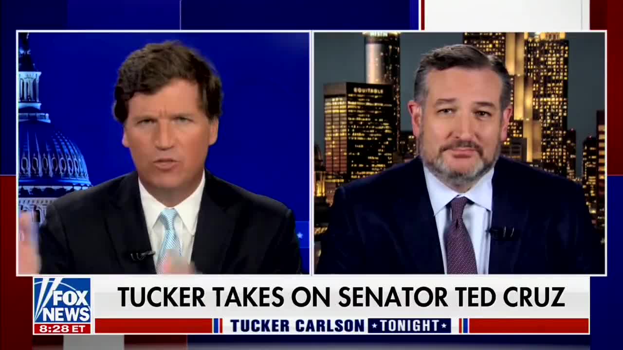 Tucker Carlson Grills Ted Cruz On January 6th Comments