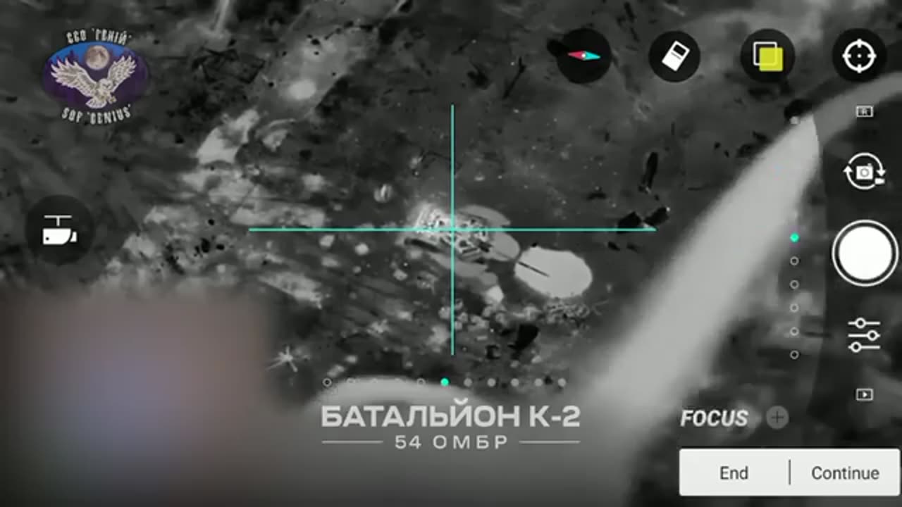 Destruction of the T-90M "Breakthrough" from the air. Soledar-Siversk